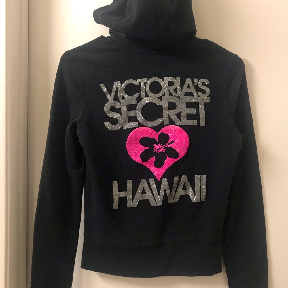Black Hawaii Glitter Hoodie - Victoria’s Secret